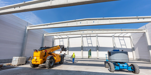 Pintar Fachadas de Naves Industriales, Fábricas y Almacenes en Teruel · Pintar Construcción de Obra Nueva